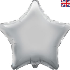 18 Inch Foil Balloon – Silver – Star