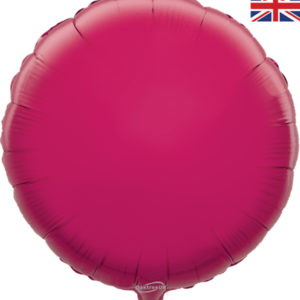 18 Inch Foil Balloon – Fuchsia – Round