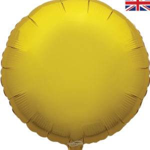 18 Inch Foil Balloon – Gold – Round