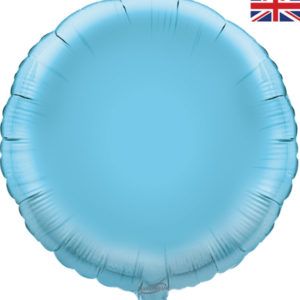 18 Inch Foil Balloon – Light Blue – Round