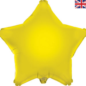 18 Inch Foil Balloon – Yellow – Star