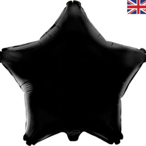 18 Inch Foil Balloon – Black – Star