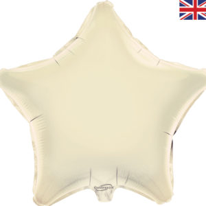 18 Inch Foil Balloon – Ivory – Star