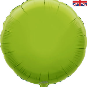 18 Inch Foil Balloon – Lime Green – Round