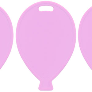 Balloon Shape Weights - Pastel Pink