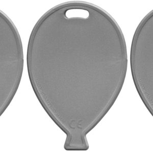 Balloon Shape Weights - Silver
