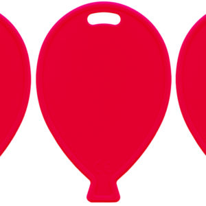 Balloon Shape Weights - Red