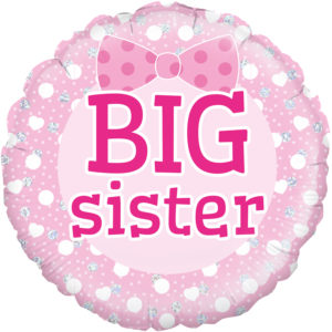 18 Inch Foil Balloon – Big Sister – Holographic