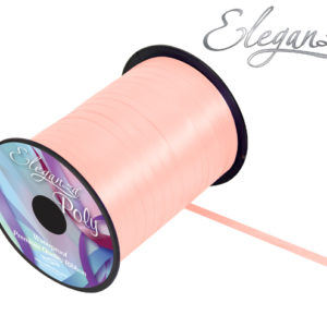 Eleganza Poly Curling Ribbon – 5mm x 500yds – Peach