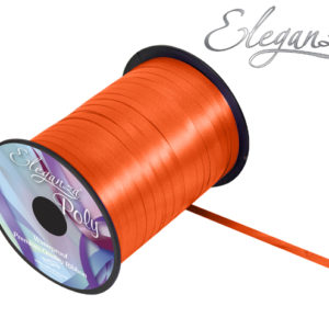 Eleganza Poly Curling Ribbon – 5mm x 500yds – Orange