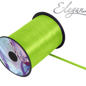 Eleganza Poly Curling Ribbon – 5mm x 500yds – Lime Green