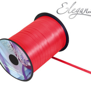 Eleganza Poly Curling Ribbon – 5mm x 500yds – Red