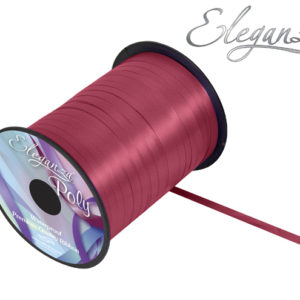Eleganza Poly Curling Ribbon – 5mm x 500yds – Burgundy
