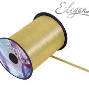 Eleganza Poly Curling Ribbon – 5mm x 500yds – Gold