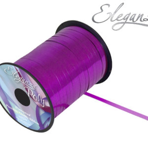 Eleganza Metallic Poly Curling Ribbon – 5mm x 250yds – Fuchsia