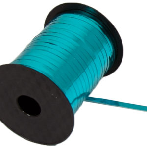 Eleganza Metallic Poly Curling Ribbon – 5mm x 250yds – Caribbean Blue