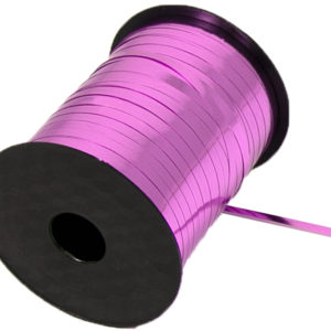 Eleganza Metallic Poly Curling Ribbon – 5mm x 250yds – Light Pink