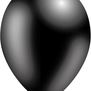 Decotex Pro Fashion Solid Latex Balloons – Black