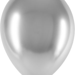 Decotex Pro Chromium Latex Balloons – Silver